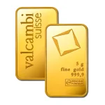 Minted Gold Bar Valcambi 5 g